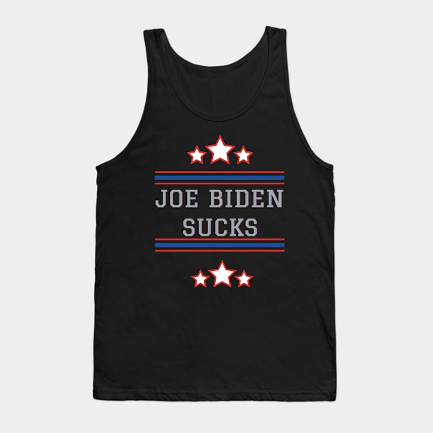 Joe Biden Sucks Tank Top by Eva Wolf